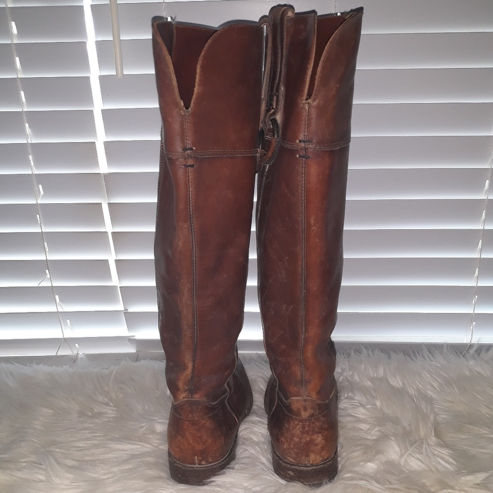 Frye brown leather boots - Picture 3 of 5